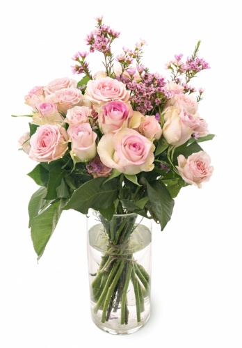 Букет нежно-розовых роз