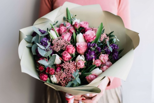 Букет тюльпанов от флористов ТопФло, авторский